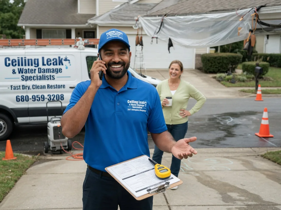 Ceiling Leak Cleanup Maryland Line, MD FAQs